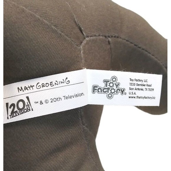 The Simpsons 9" Scratchy Cat Plush Itchy and Scratchy Show Toy Factory - Picture 6 of 8